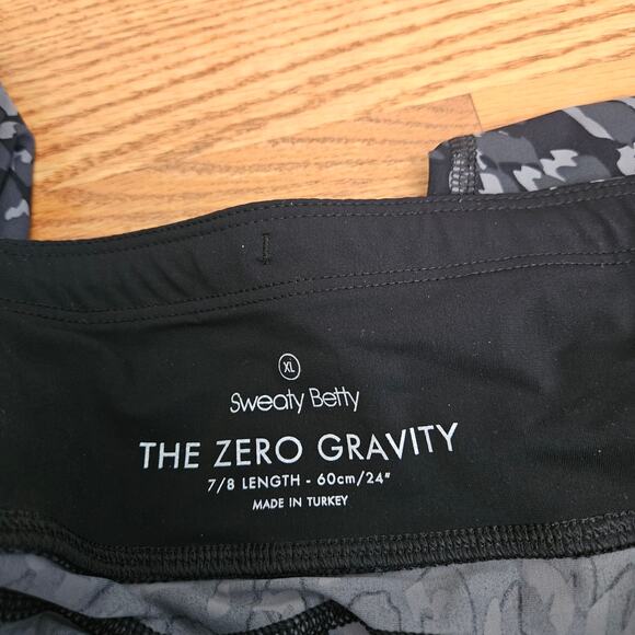 Sweaty Betty Power Womens Pull On 7/8 Length Animal Print Side Pocket Gray Sz XL - Picture 4 of 6